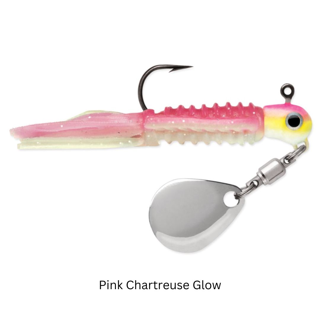 Pk Lures Predator Flash Spoon - 1/16 oz. - Pink Pearl Glow