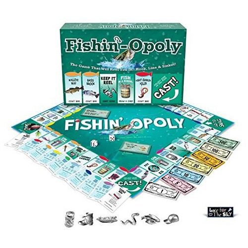 LATE FOR THE SKY FISHIN-OPOLY PROPERTY TRADING BOARD GAME