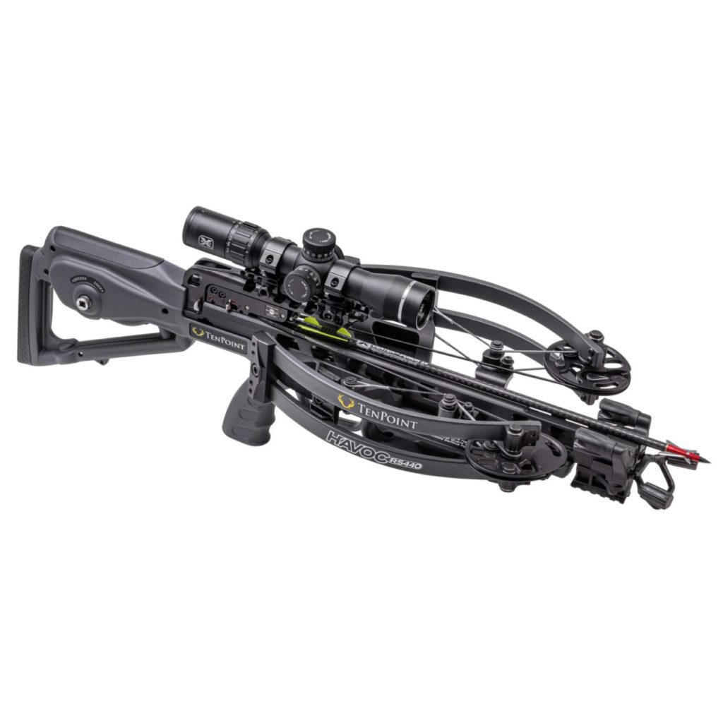 Tenpoint Havoc Rs440 Crossbow With Evo X Marksman Elite Scope Free Halo Bowpack Northwoods 4195