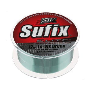 Sufix Elite Fishing Line (330 yds) - 20 lb Test - Lo-Vis Green
